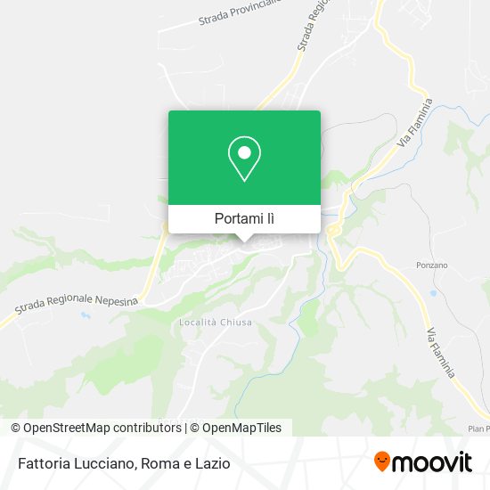 Mappa Fattoria Lucciano