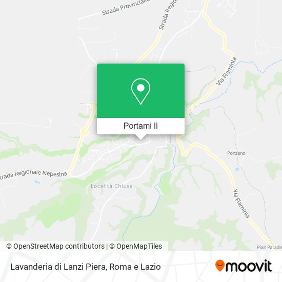 Mappa Lavanderia di Lanzi Piera