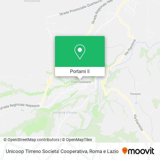 Mappa Unicoop Tirreno Societa' Cooperativa