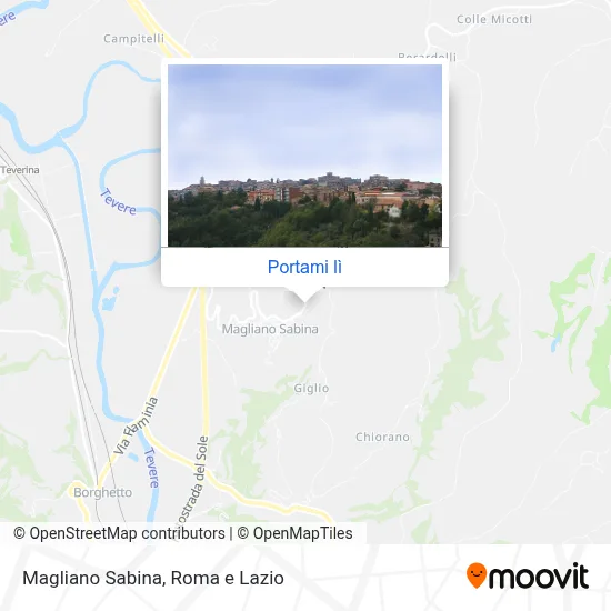 Mappa Magliano Sabina
