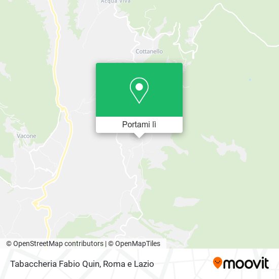 Mappa Tabaccheria Fabio Quin