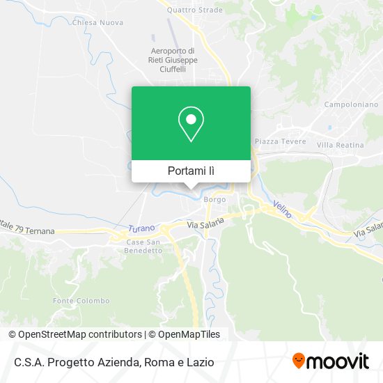 Mappa C.S.A. Progetto Azienda