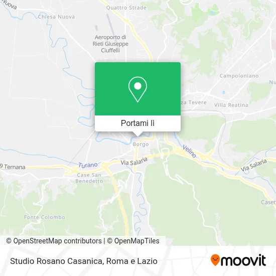 Mappa Studio Rosano Casanica