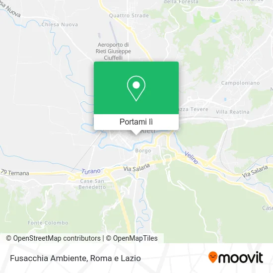 Mappa Fusacchia Ambiente