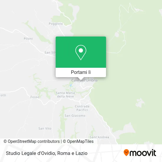Mappa Studio Legale d'Ovidio
