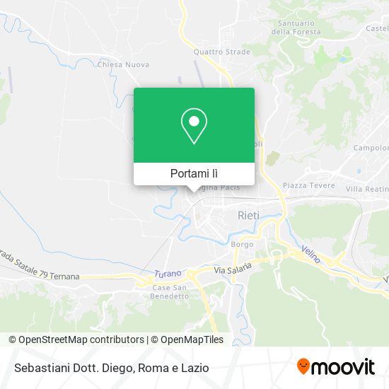 Mappa Sebastiani Dott. Diego