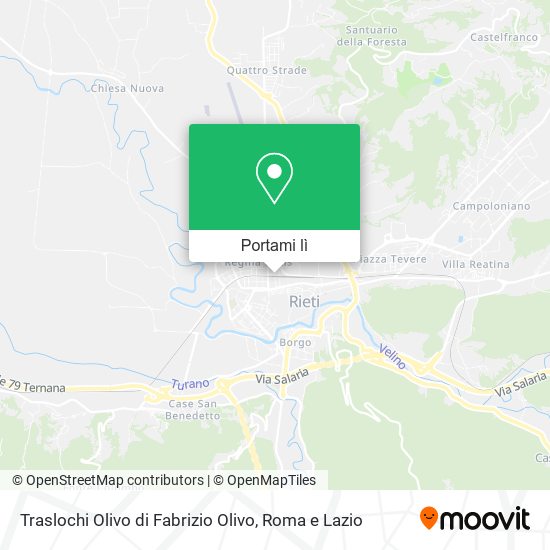 Mappa Traslochi Olivo di Fabrizio Olivo