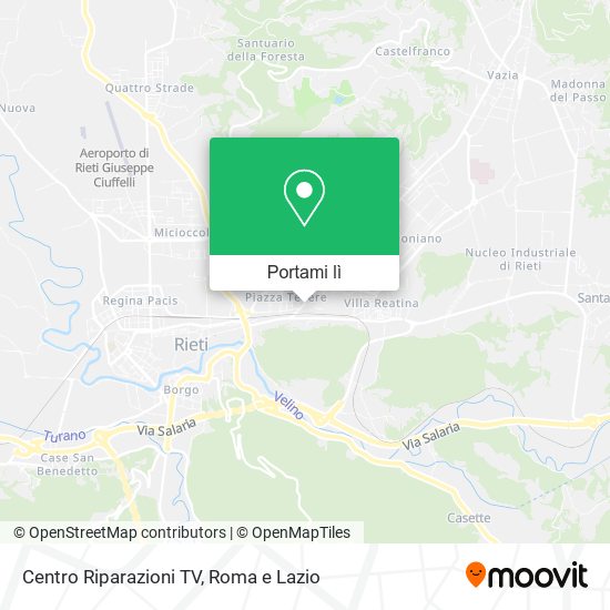 Mappa Centro Riparazioni TV