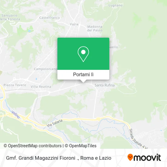 Mappa Gmf. Grandi Magazzini Fioroni .
