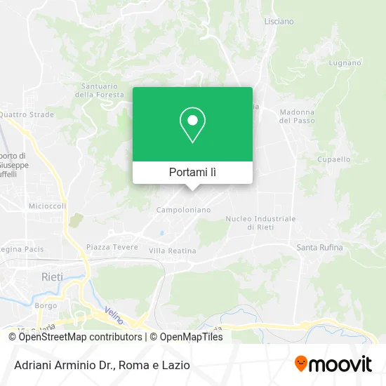 Mappa Adriani Arminio Dr.