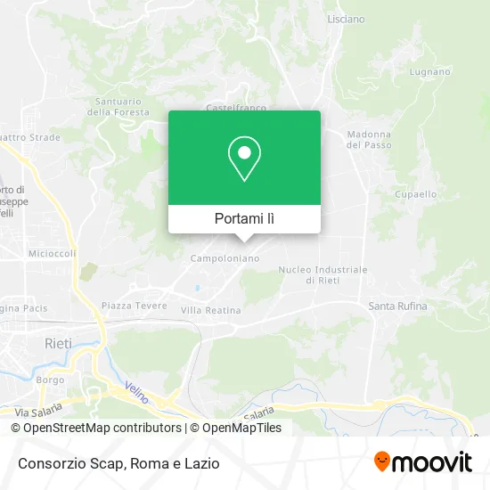 Mappa Consorzio Scap