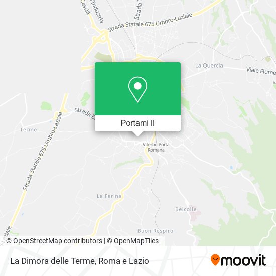 Mappa La Dimora delle Terme