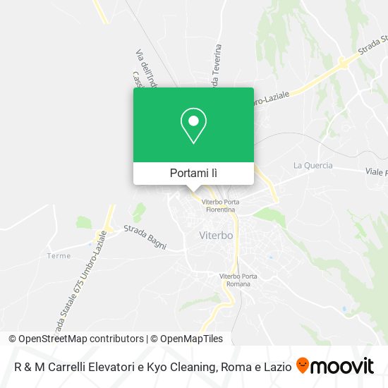 Mappa R & M Carrelli Elevatori e Kyo Cleaning