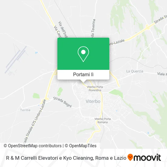 Mappa R & M Carrelli Elevatori e Kyo Cleaning