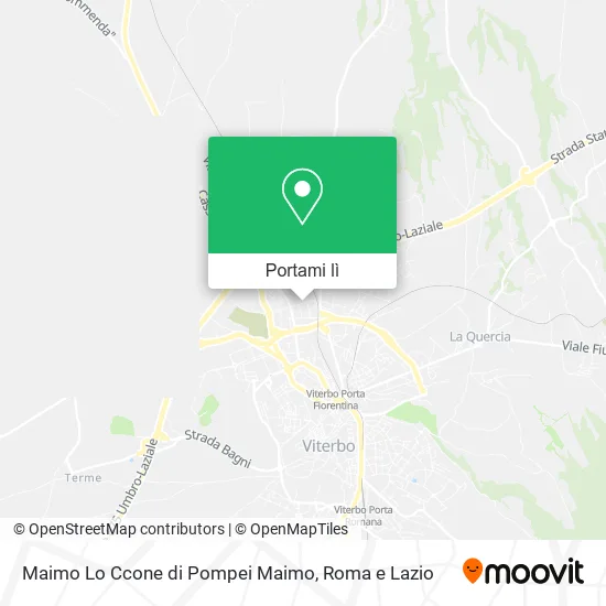 Mappa Maimo Lo Ccone di Pompei Maimo