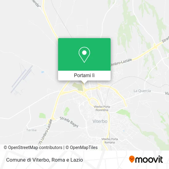 Mappa Comune di Viterbo