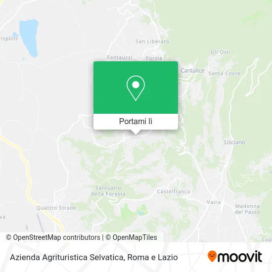 Mappa Azienda Agrituristica Selvatica