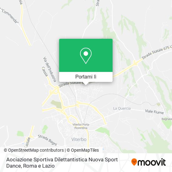 Mappa Aociazione Sportiva Dilettantistica Nuova Sport Dance