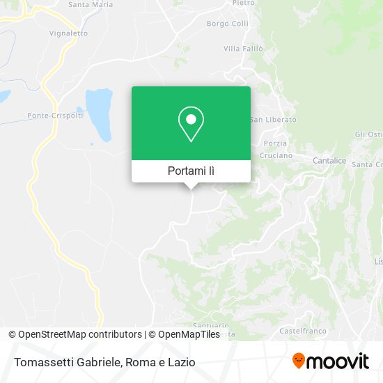 Mappa Tomassetti Gabriele