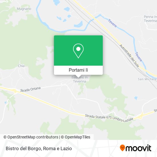 Mappa Bistro del Borgo