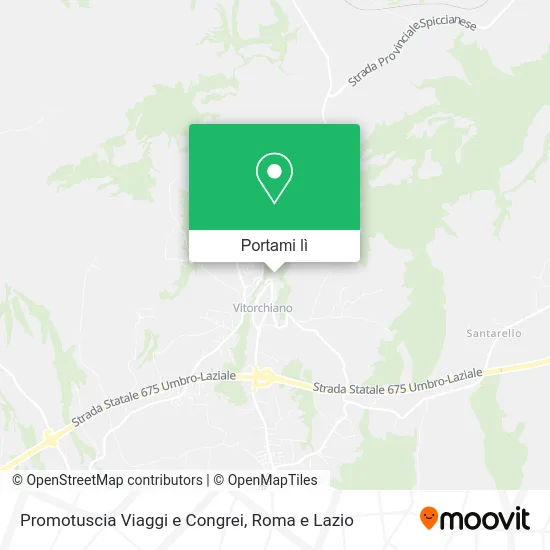 Mappa Promotuscia Viaggi e Congrei