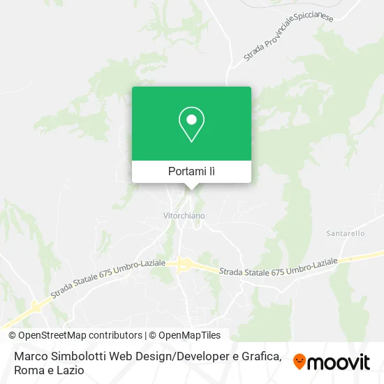 Mappa Marco Simbolotti Web Design / Developer e Grafica
