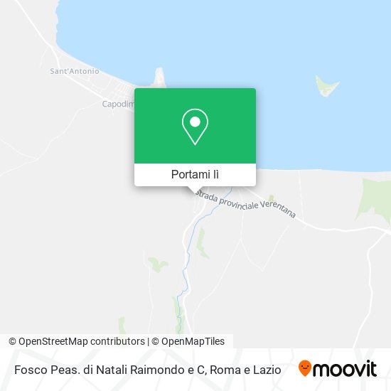 Mappa Fosco Peas. di Natali Raimondo e C
