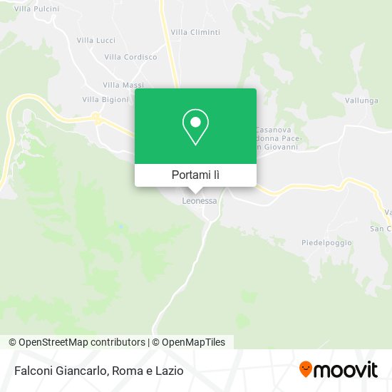 Mappa Falconi Giancarlo