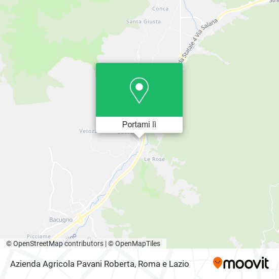 Mappa Azienda Agricola Pavani Roberta