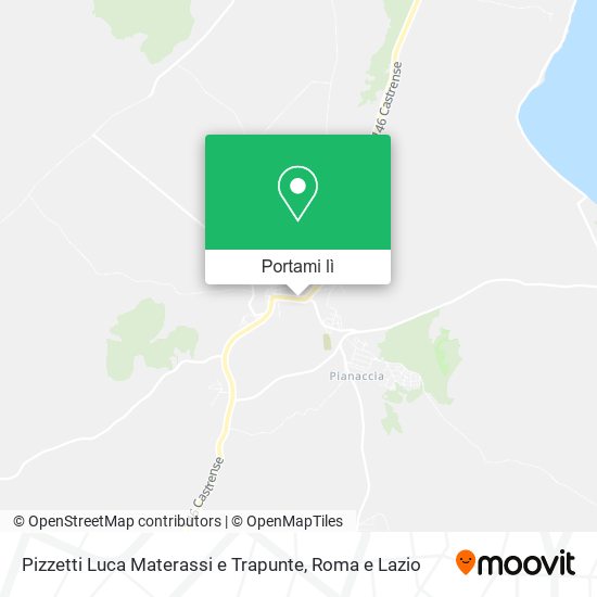 Mappa Pizzetti Luca Materassi e Trapunte