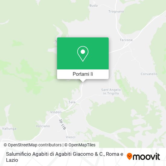 Mappa Salumificio Agabiti di Agabiti Giacomo & C.