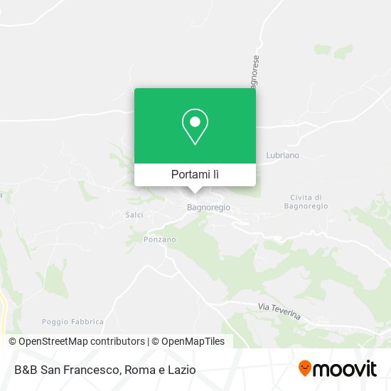 Mappa B&B San Francesco