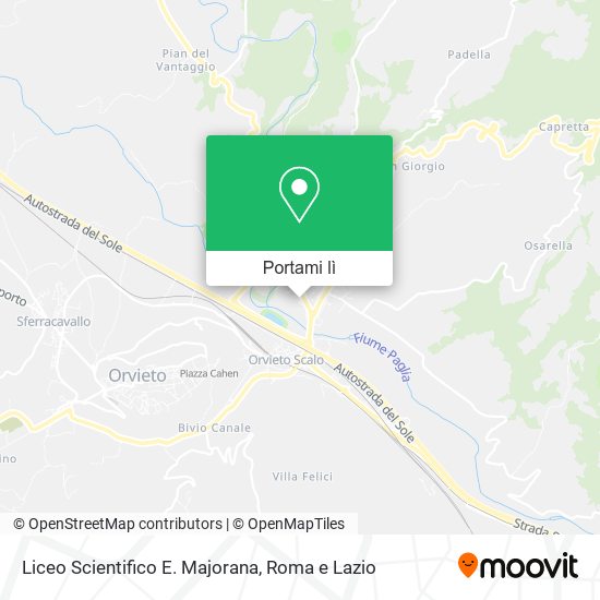 Mappa Liceo Scientifico E. Majorana