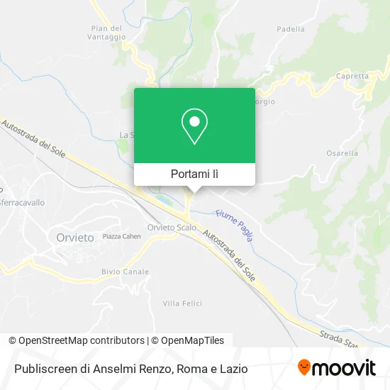 Mappa Publiscreen di Anselmi Renzo