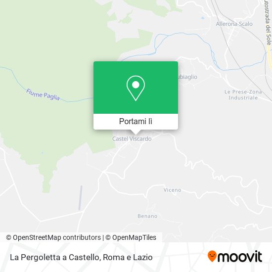 Mappa La Pergoletta a Castello