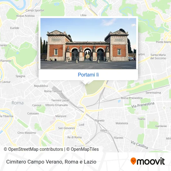 Mappa Cimitero Campo Verano