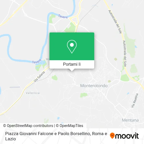 Mappa Piazza Giovanni Falcone e Paolo Borsellino