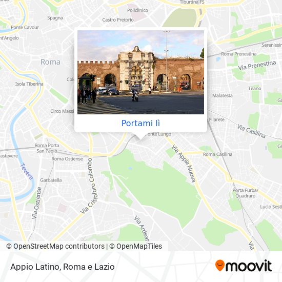 Mappa Appio Latino