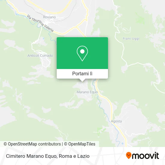 Mappa Cimitero Marano Equo