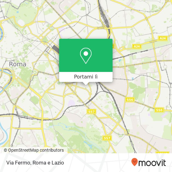 Mappa Via Fermo