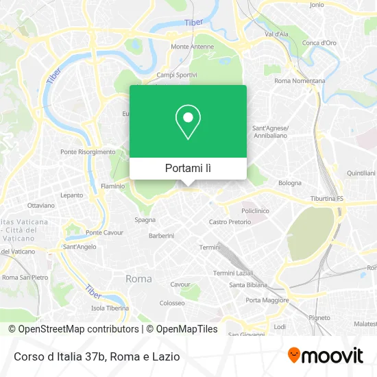 Mappa Corso d Italia  37b