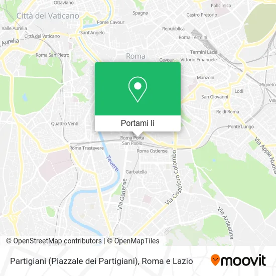 Mappa Partigiani (Piazzale dei Partigiani)