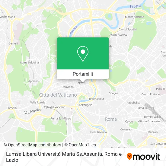 Mappa Lumsa Libera Universitá Maria Ss.Assunta
