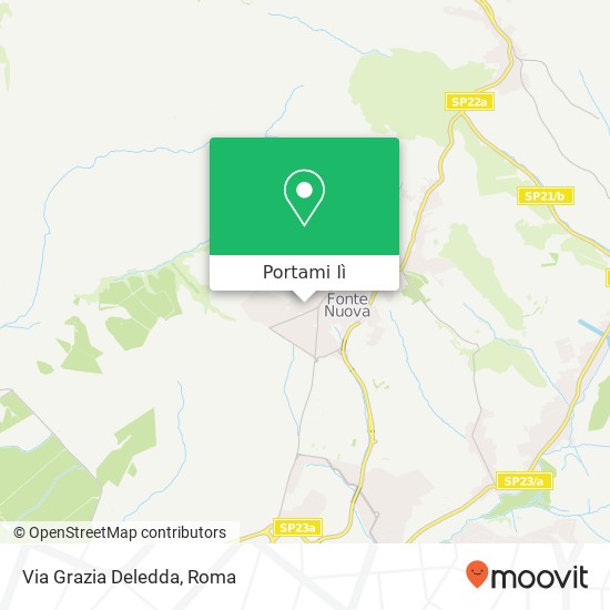 Mappa Via Grazia Deledda