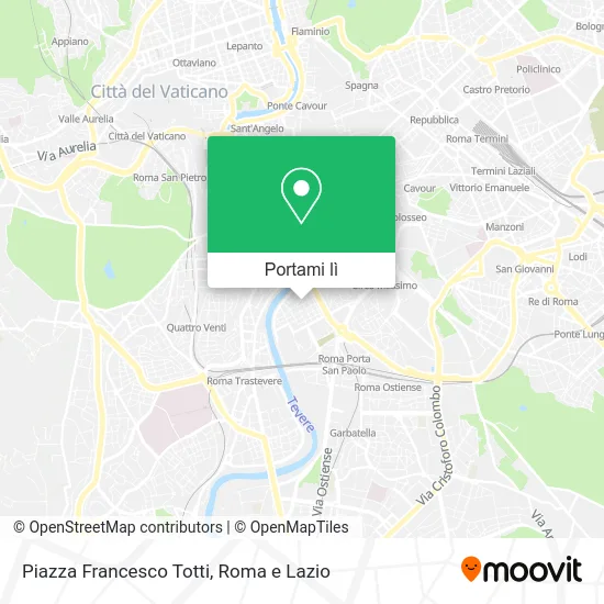 Mappa Piazza Francesco Totti