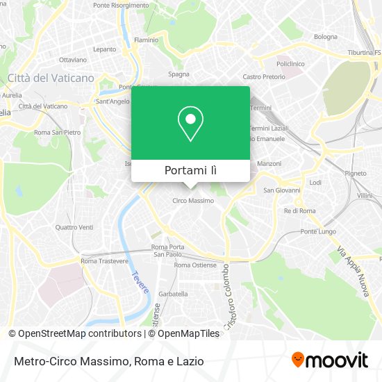Mappa Metro-Circo Massimo