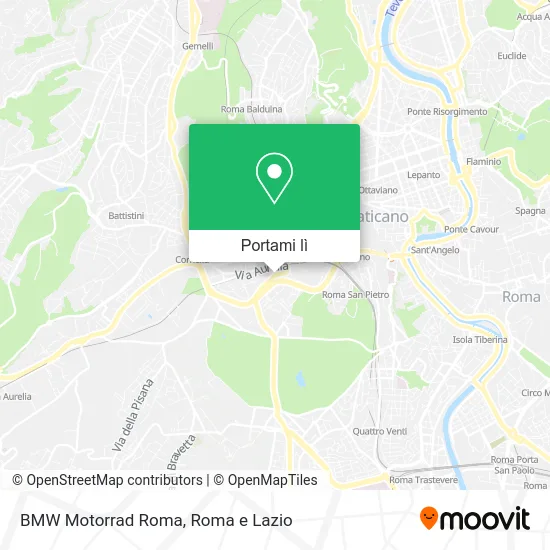 Mappa BMW Motorrad Roma