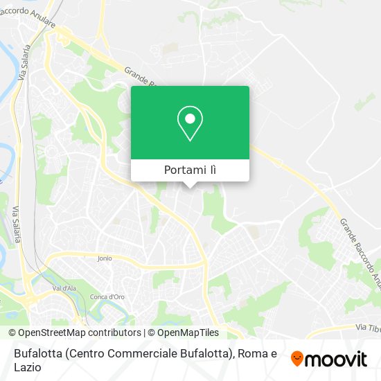 Mappa Bufalotta (Centro Commerciale Bufalotta)