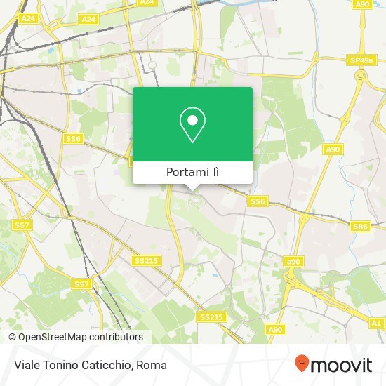 Mappa Viale Tonino Caticchio