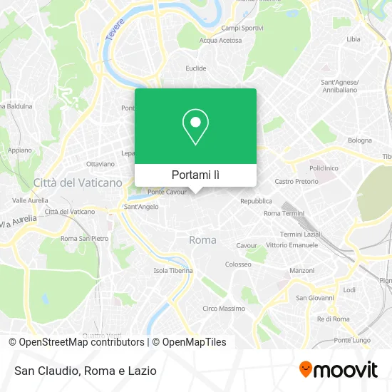Mappa San Claudio